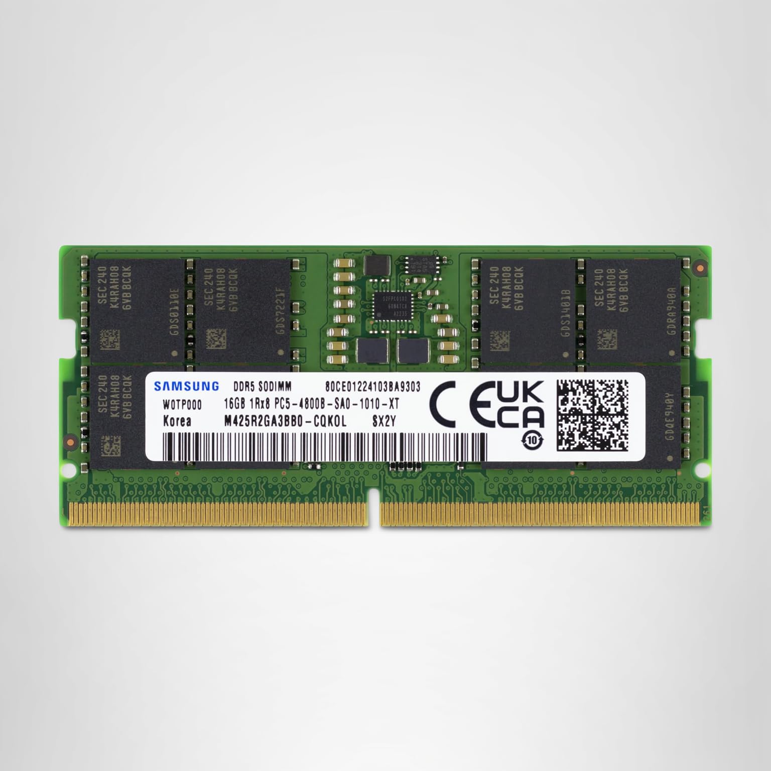 Amazon.co.jp: Samsung 16GB DDR5 4800MHz PC5-38400 CL40 SODIMM 1Rx8